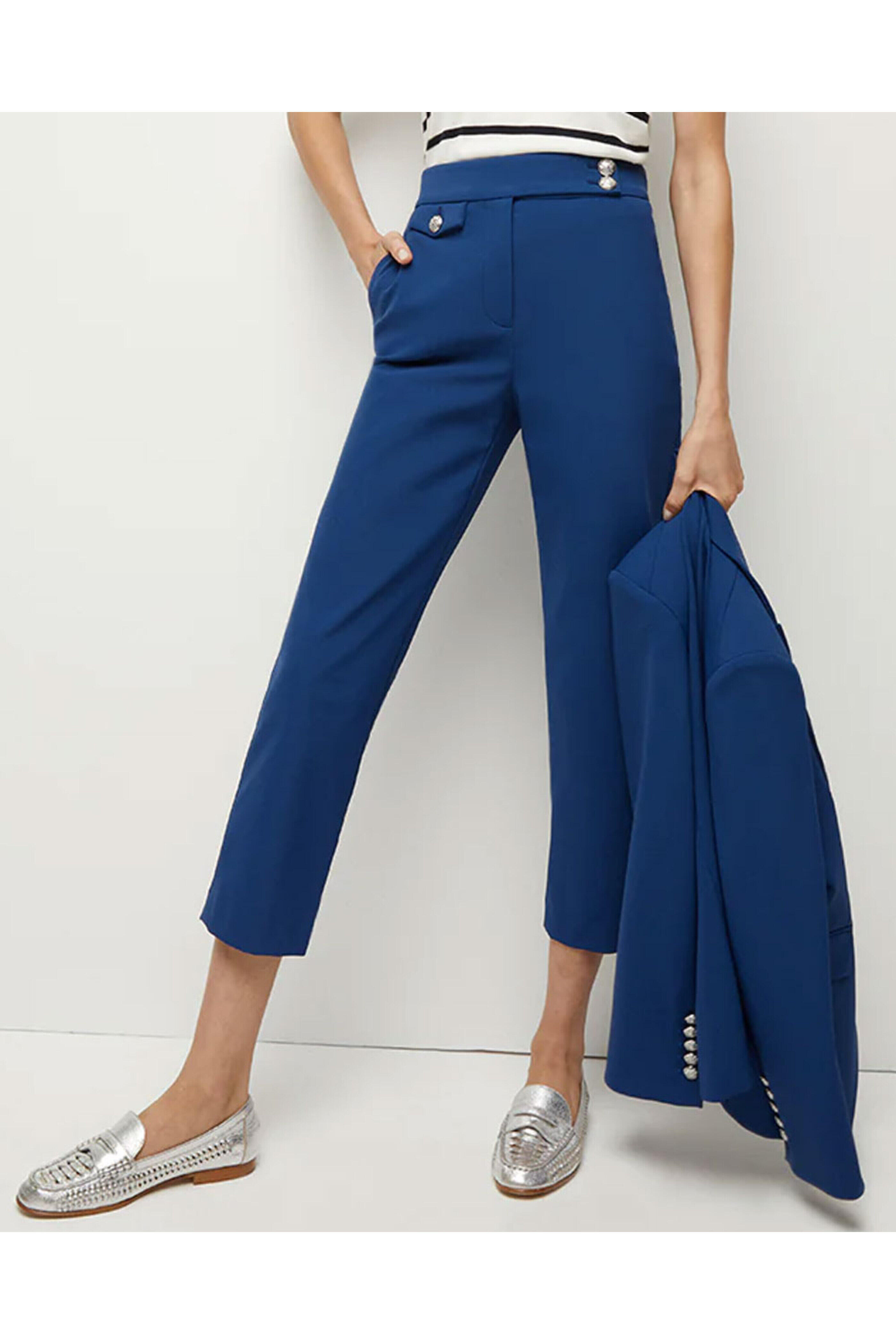 Veronica Beard - Cerulean Scuba Renzo Pant