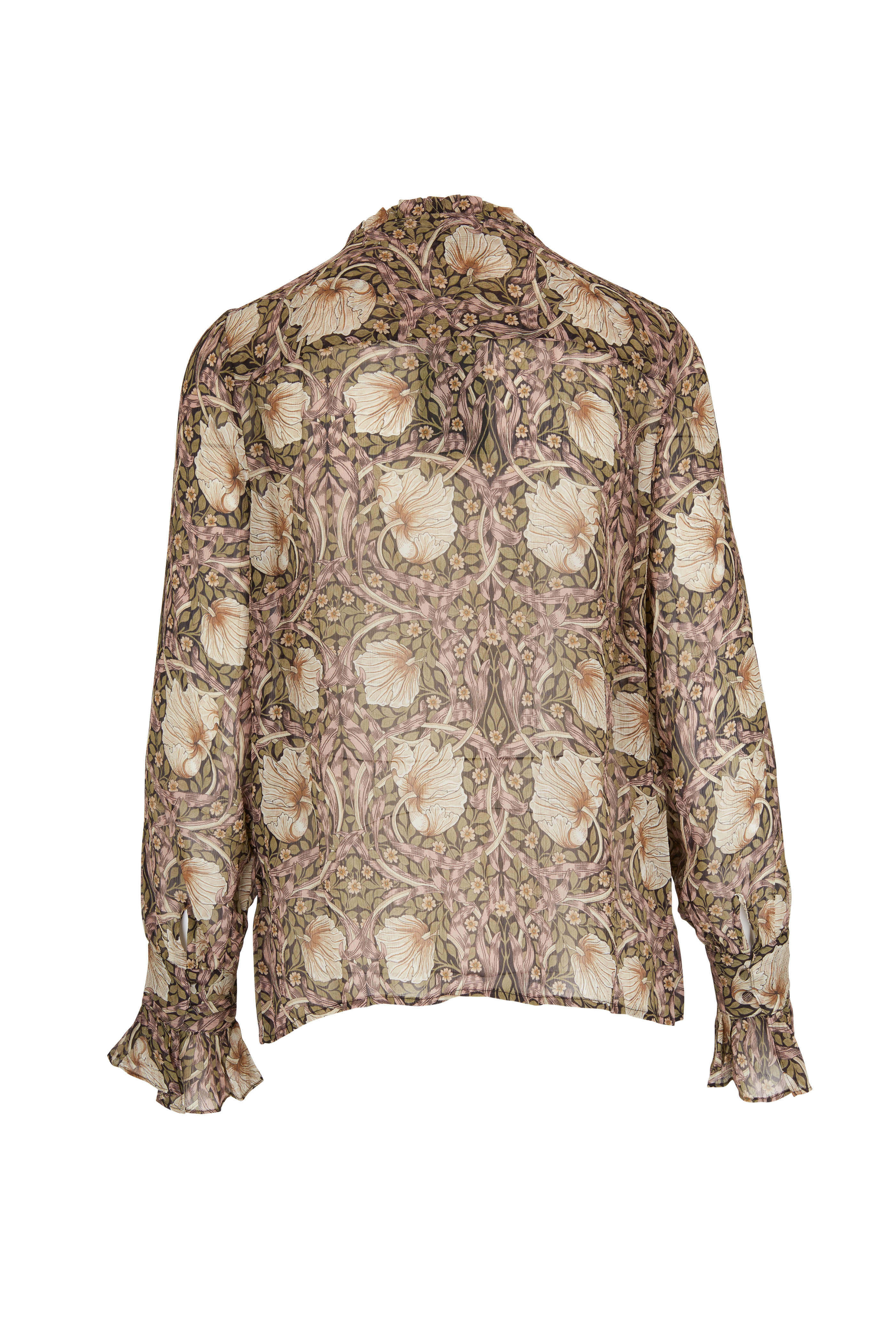 Paige - Adrianne Tan Multi Printed Blouse | Mitchell Stores