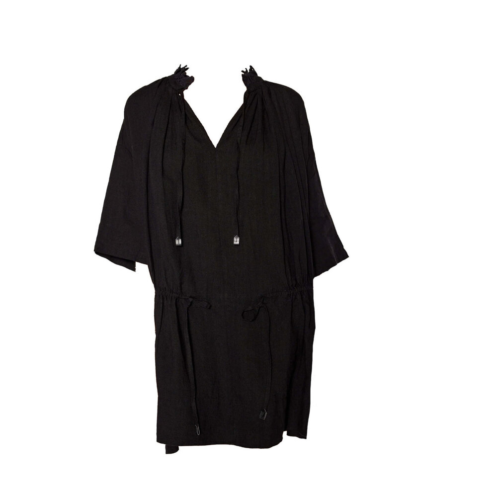 green emerald velvet dress Sander Black Mesh Long-Sleeve Ruffle-Hem Midi Dress  Club L London
