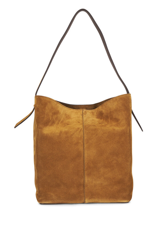 Métier Tilt 22 Marrakech Brown Suede Shoulder Bag - view 2