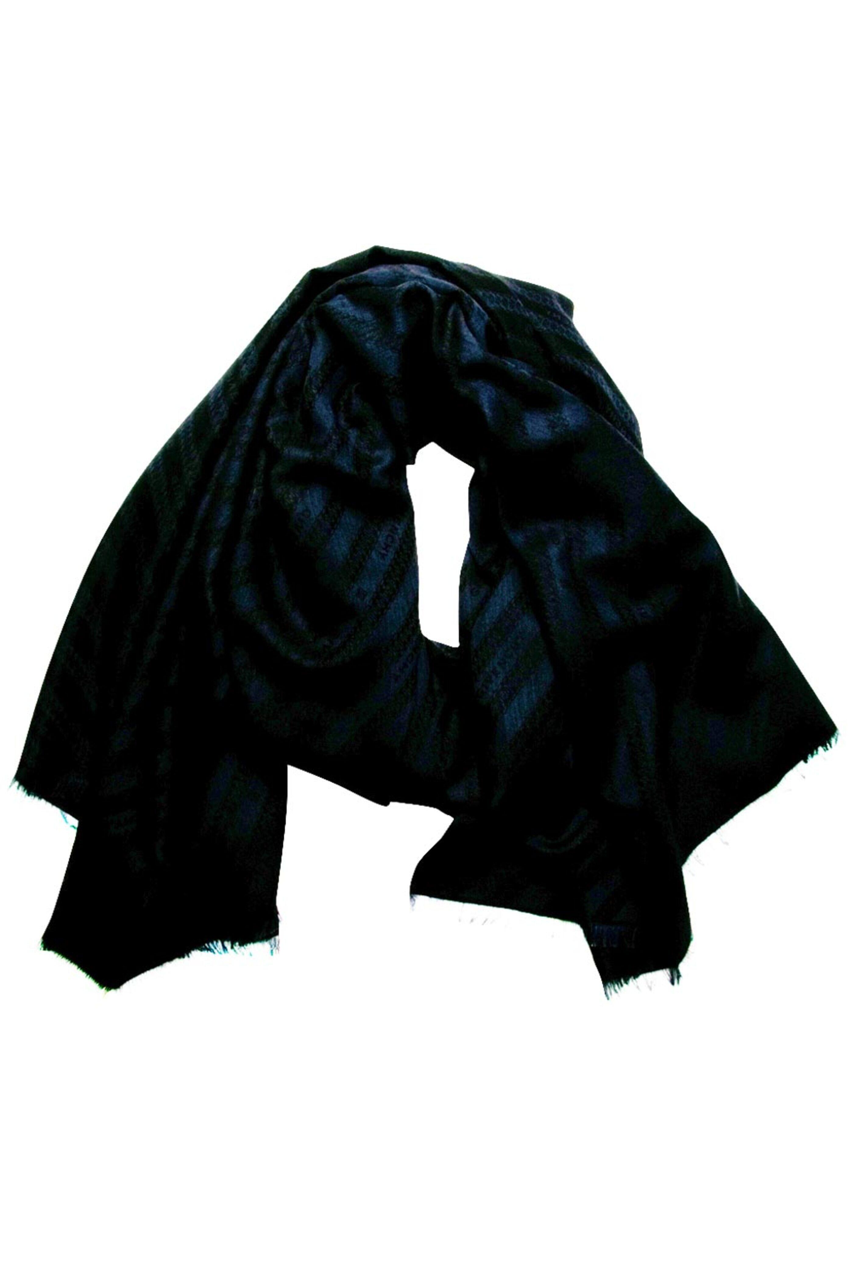 Givenchy - Navy Chain Logo Stole