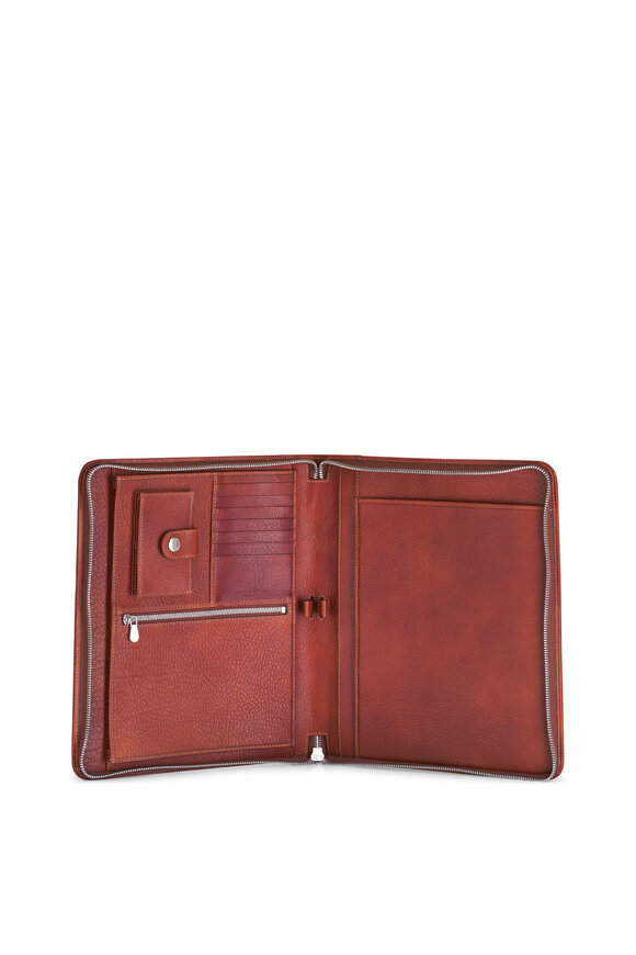 Brunello Cucinelli - Copper Leather Portfolio 