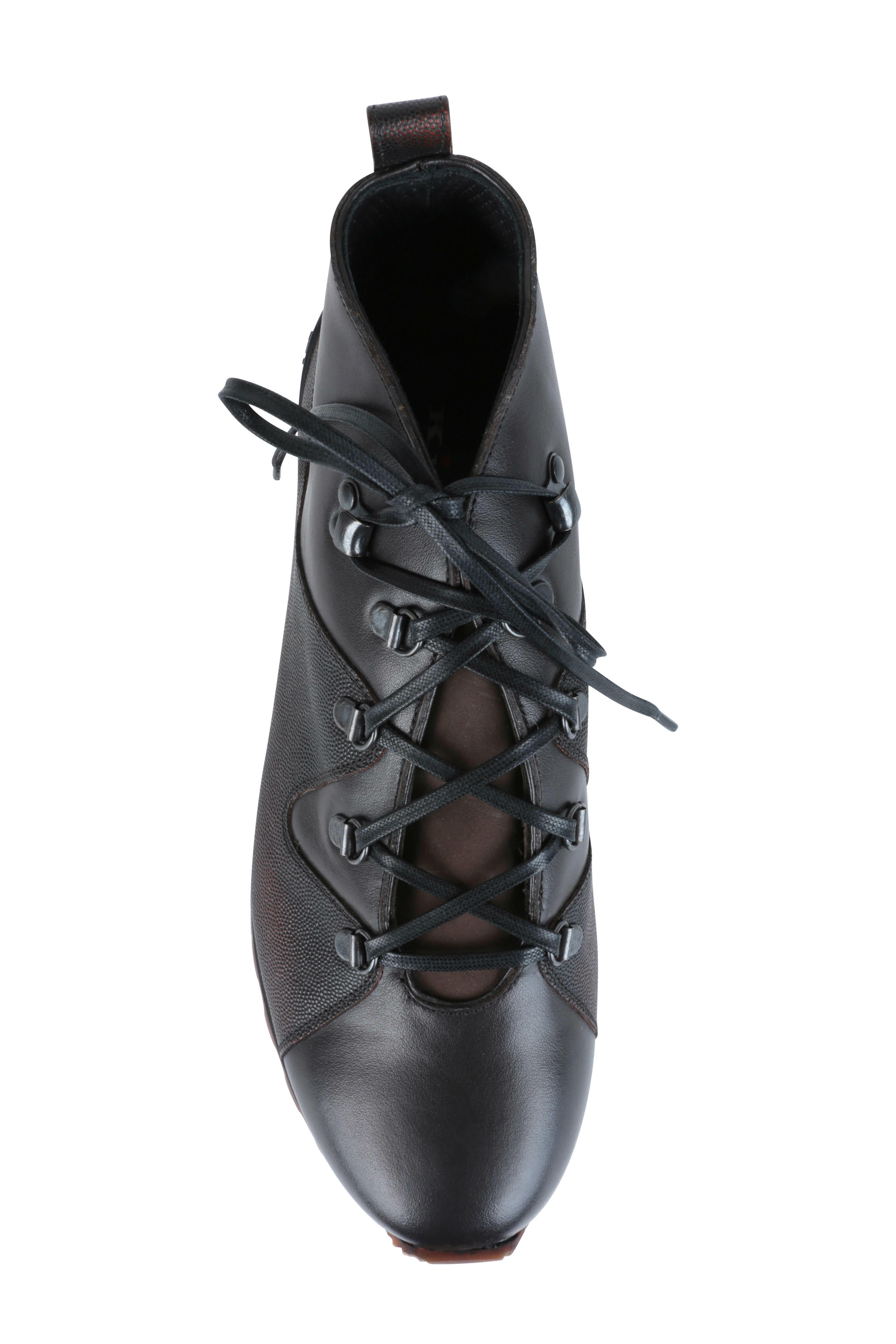 Kiton - USRockn Dark Brown Leather Hiking Boot