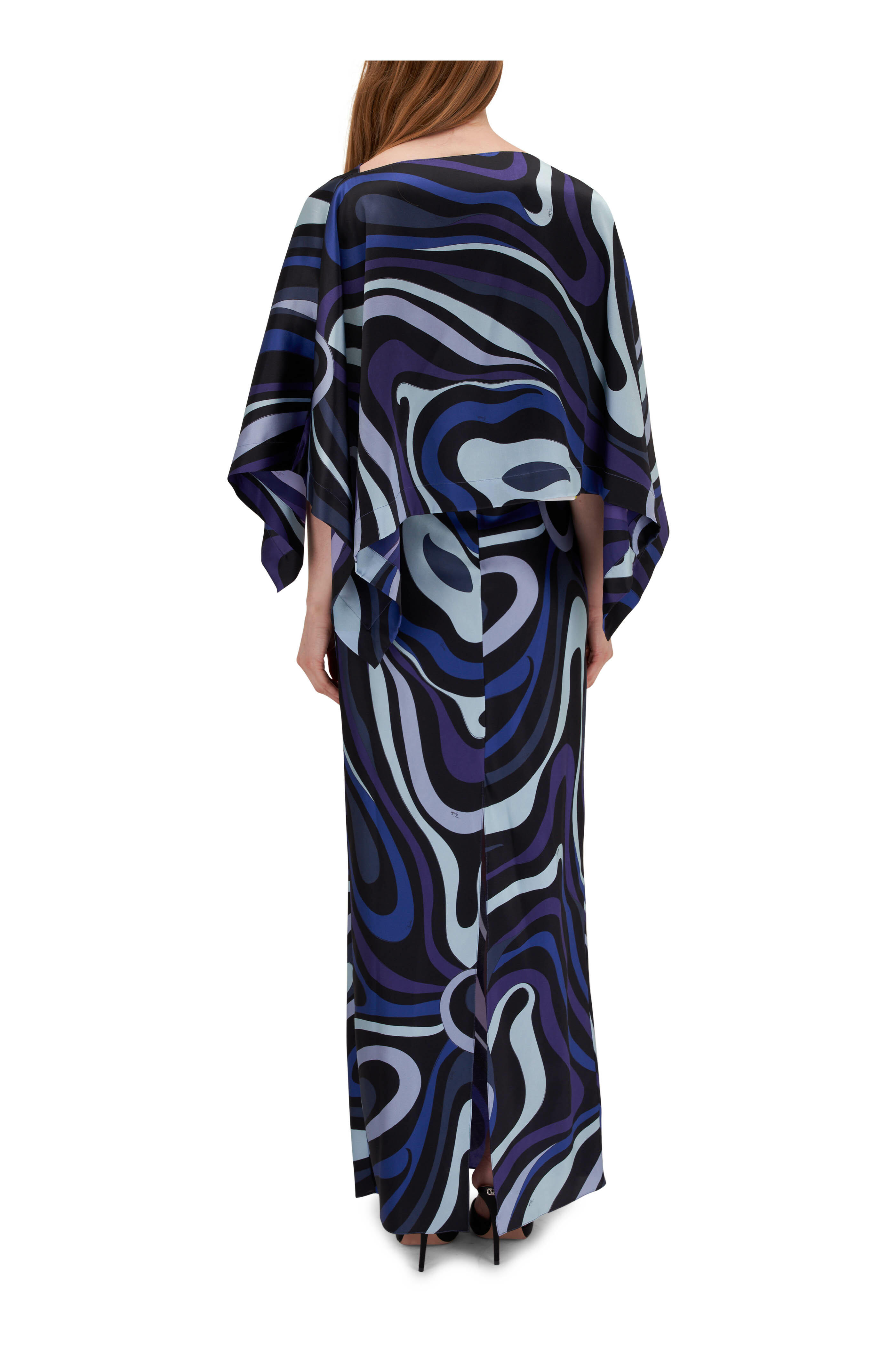 NY designer Pucci-esque print silk chiffon from