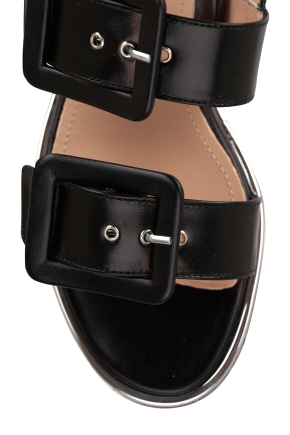 Ron White Callie Onyx Black Buckle Sport Sandal  - view 4