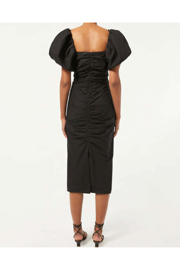 tessa ruched midi dress Tessa