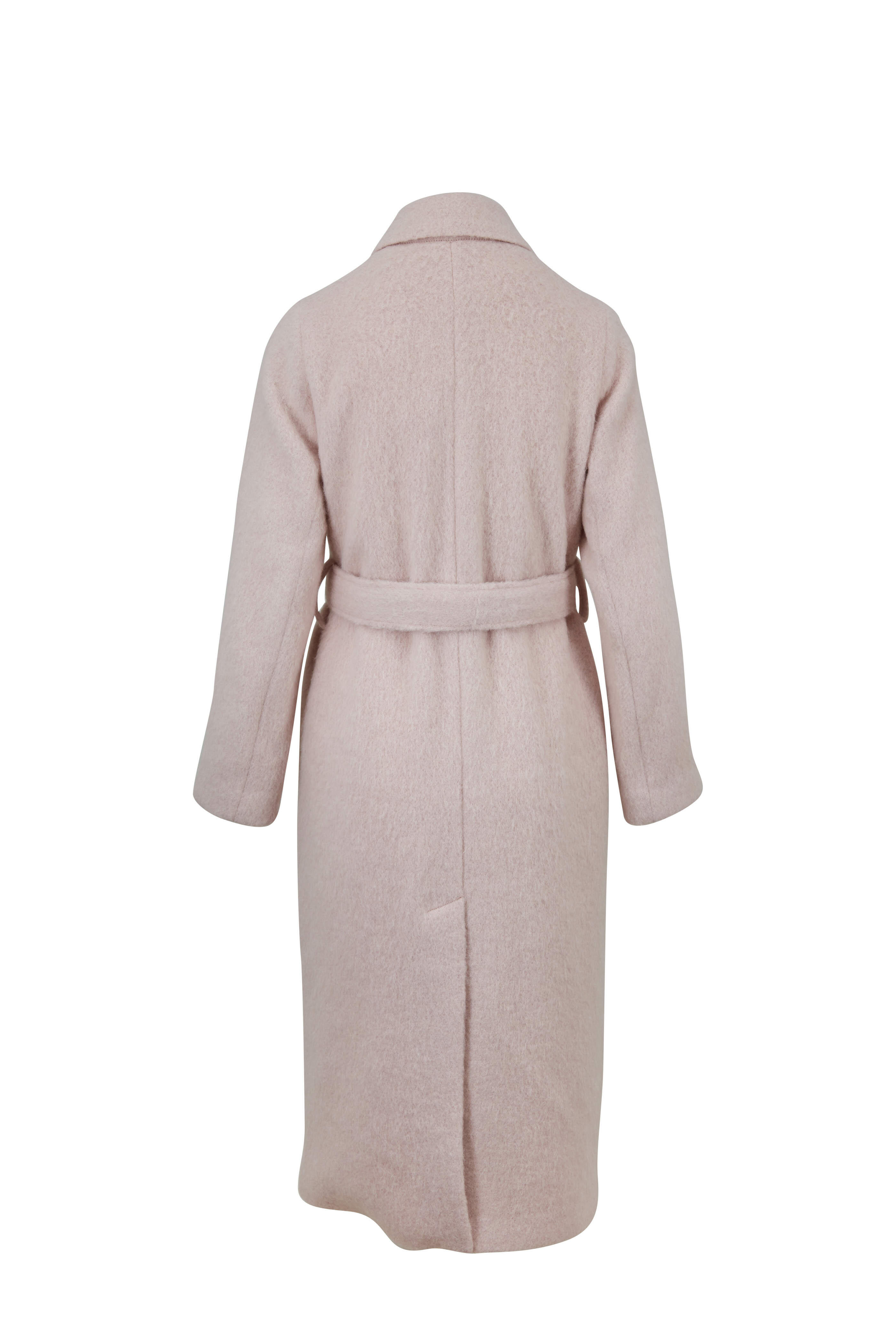 Vince - Pale Dusk Long Hair Fuax Fur Coat