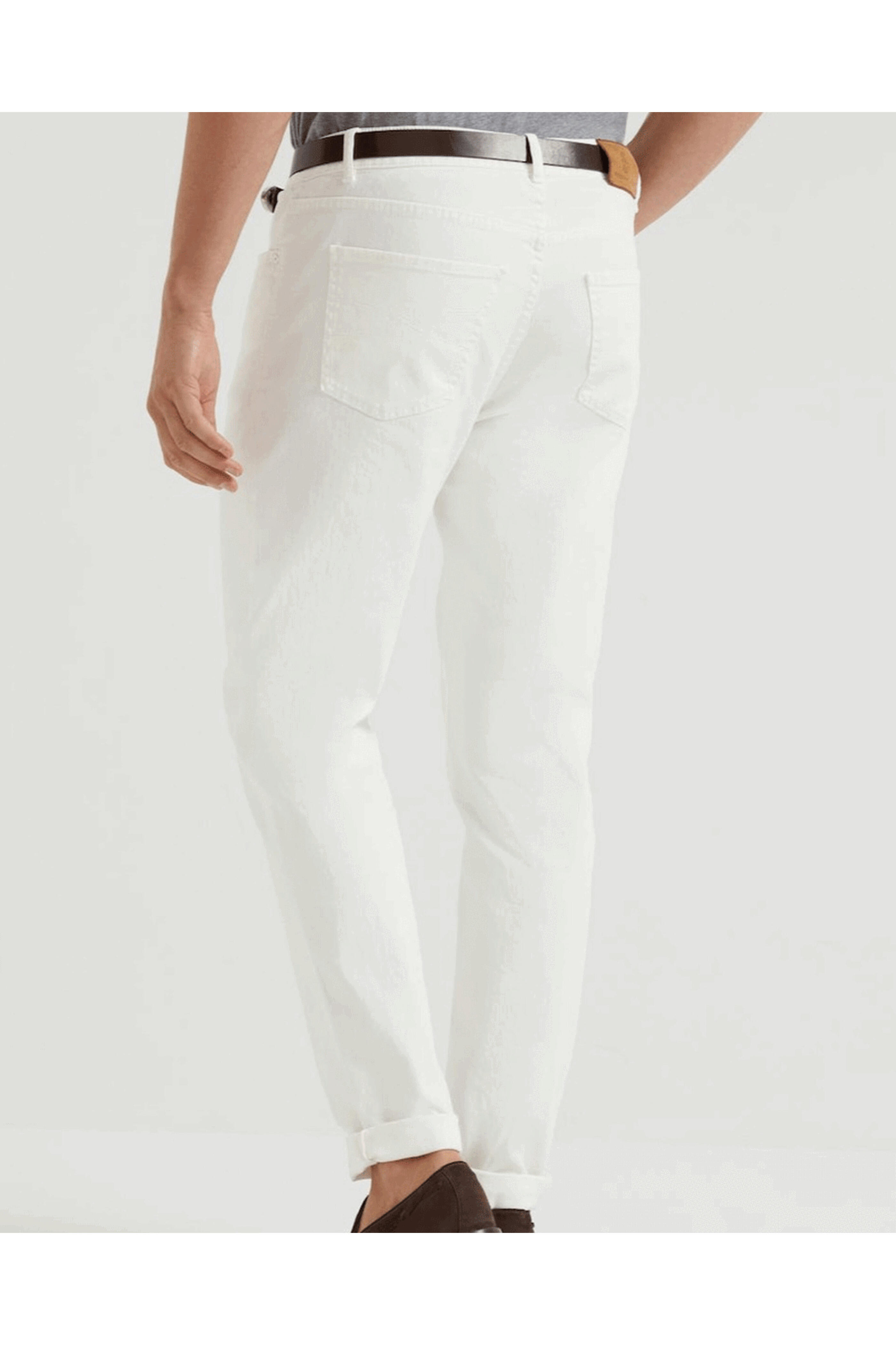 デニム・ジーパン BRUNELLO CUCINELLI Brunello Cucinelli Jeans White Men's jeans - Luxury denim collection | Brunello Cucinelli