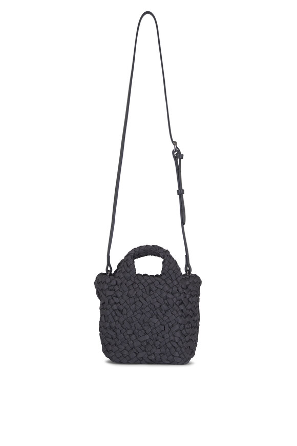 Naghedi Petit St. Barths Dark Gray Woven Tote - view 2
