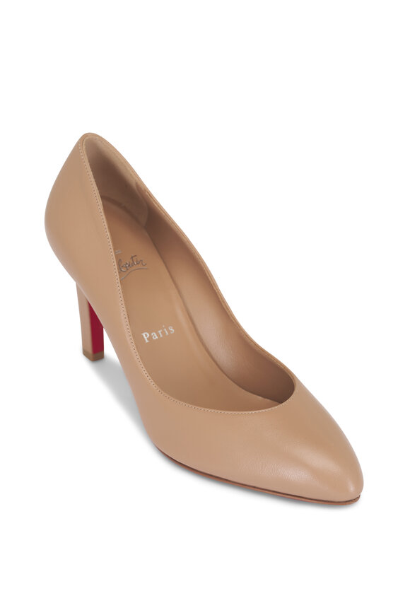 Christian Louboutin Fannylove Blush Leather Pump, 85mm
