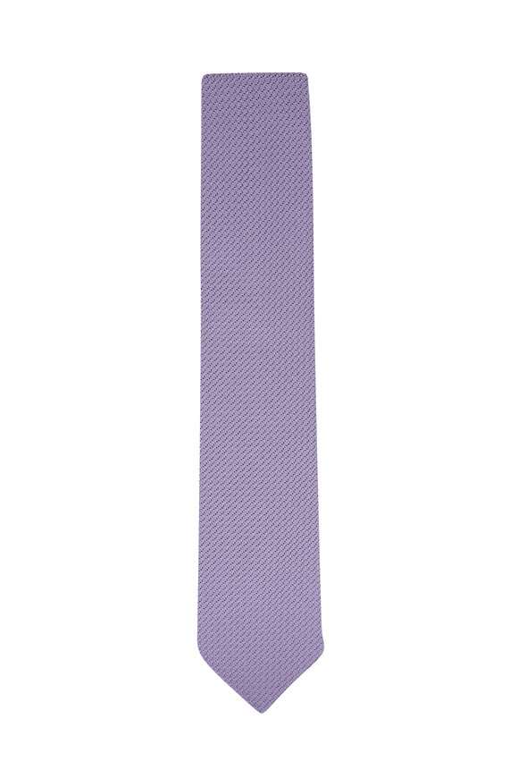 Robert Jensen Lilac Grenadine Silk Necktie