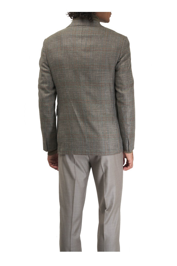 Zegna - Tan Twill Wool Dress Pant