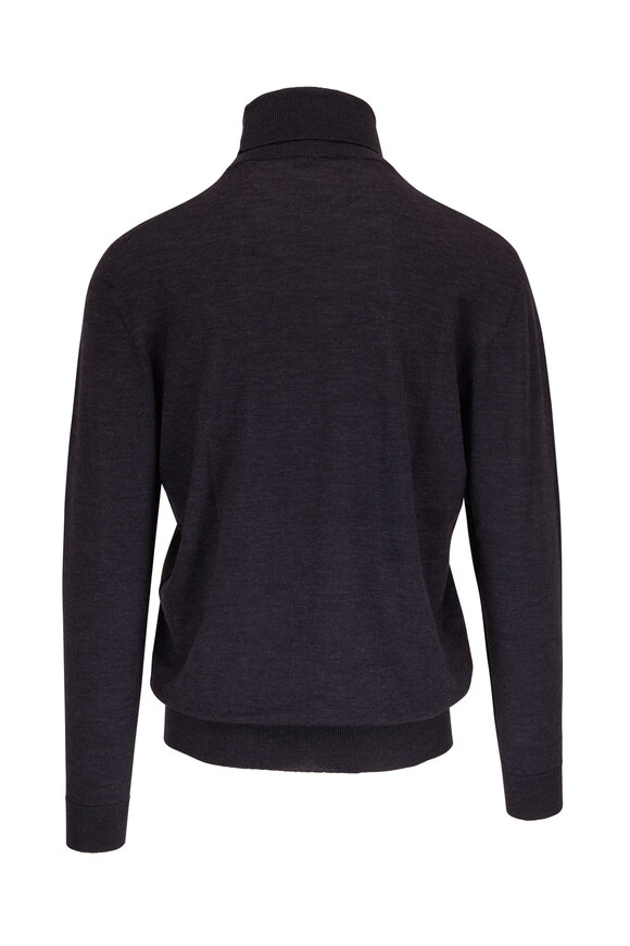 Atelier Munro - Dark Gray Mélange Turtleneck Sweater