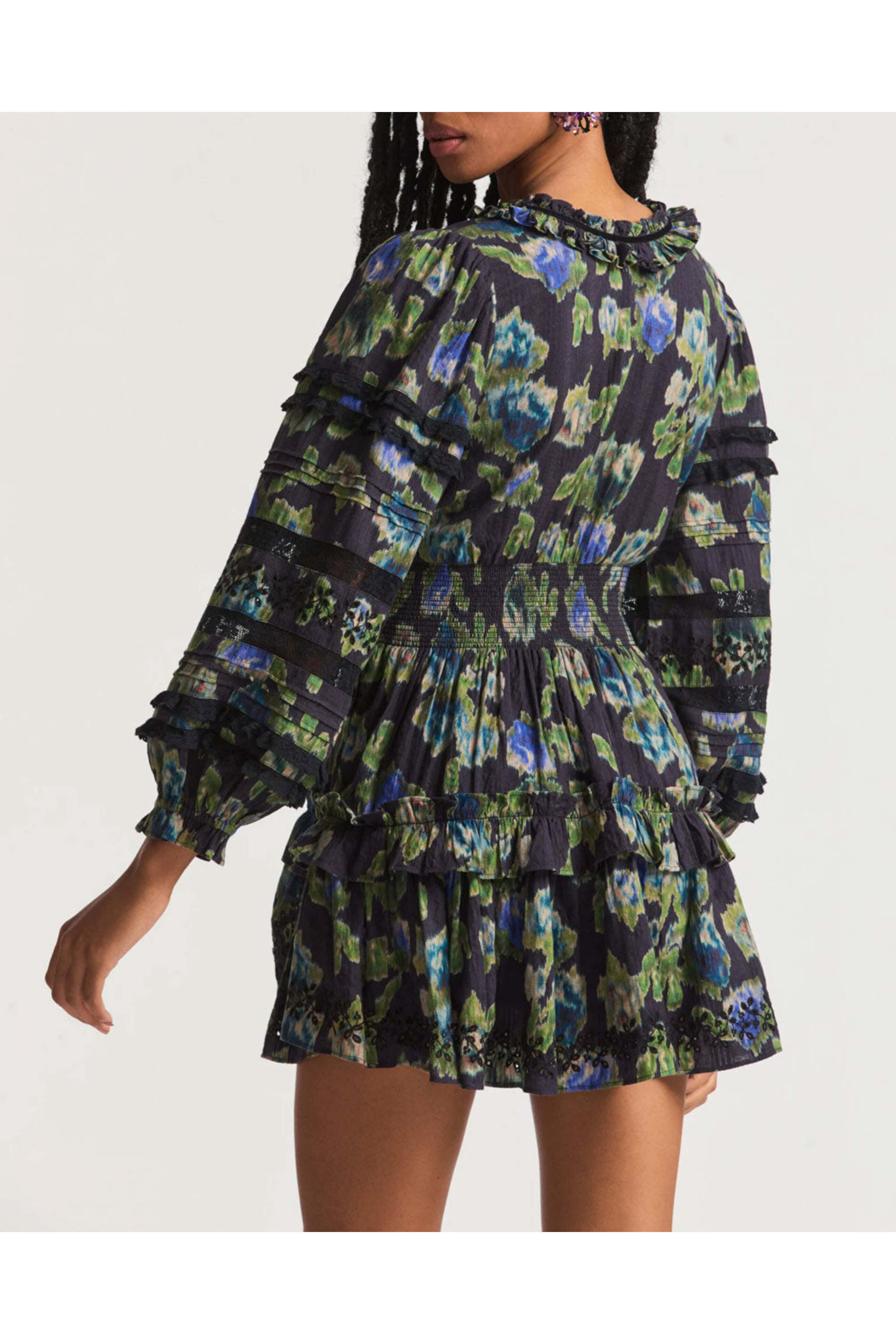 Loveshackfancy - Deep Blue Clarkie Mini Dress