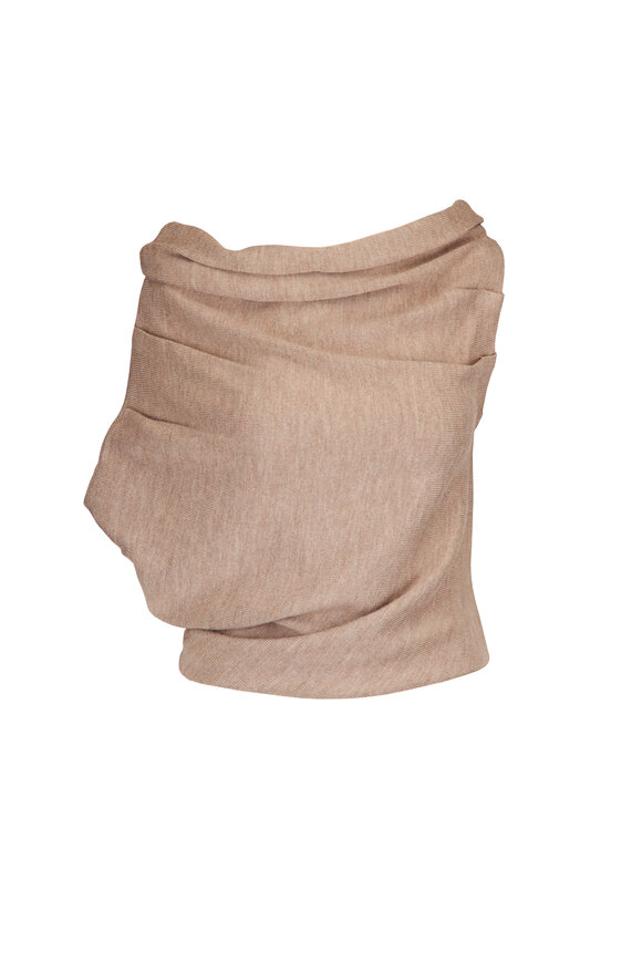 Staud Mabel Sesame Off-The-Shoulder Sweater - view 1