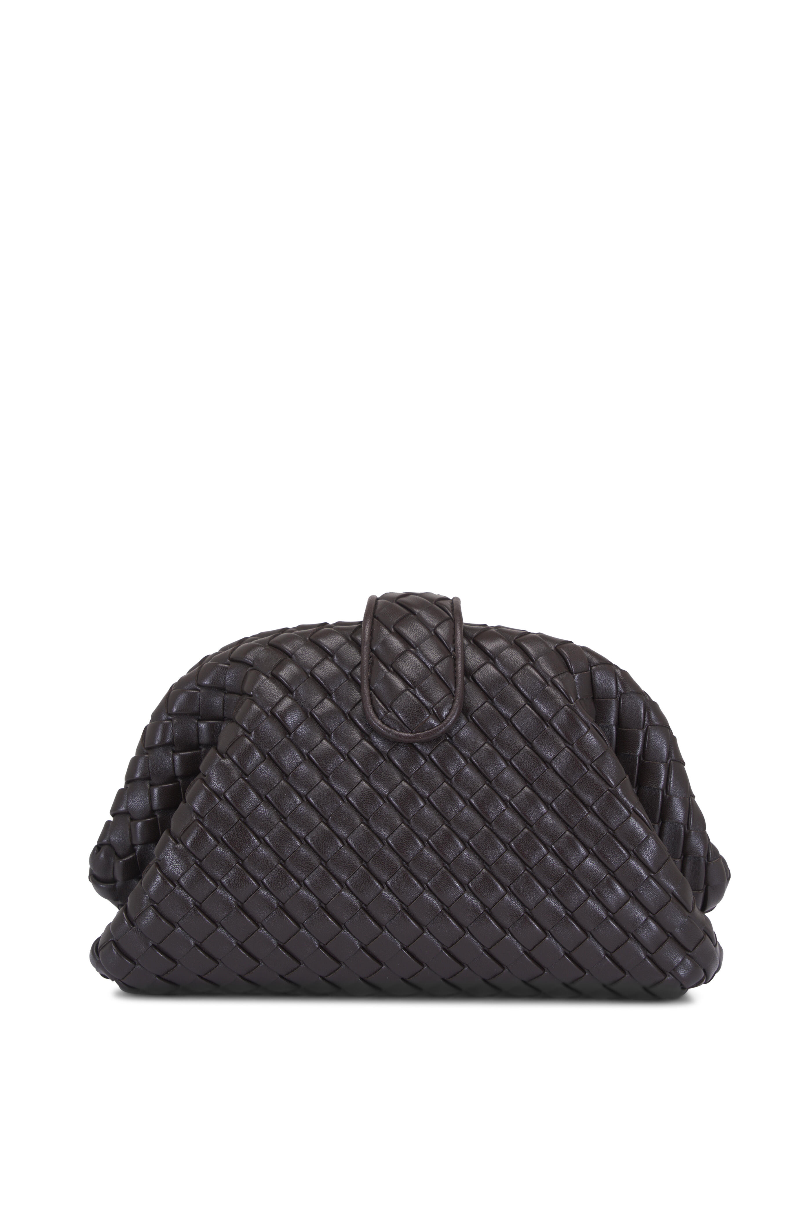 Bottega Veneta - Small Lauren 1980 Fondant Woven Leather Clutch