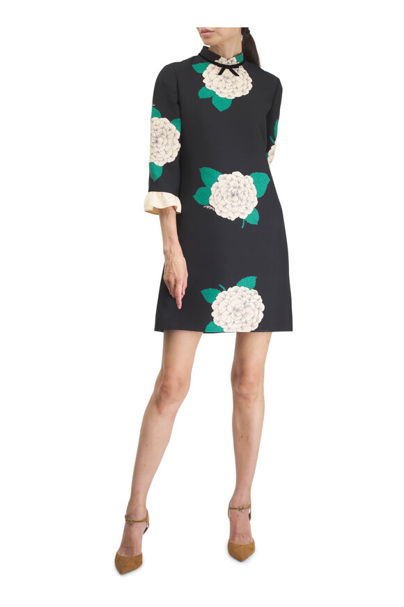 Valentino Apres L'hiver Macro Ortensia Mini Dress - view 2