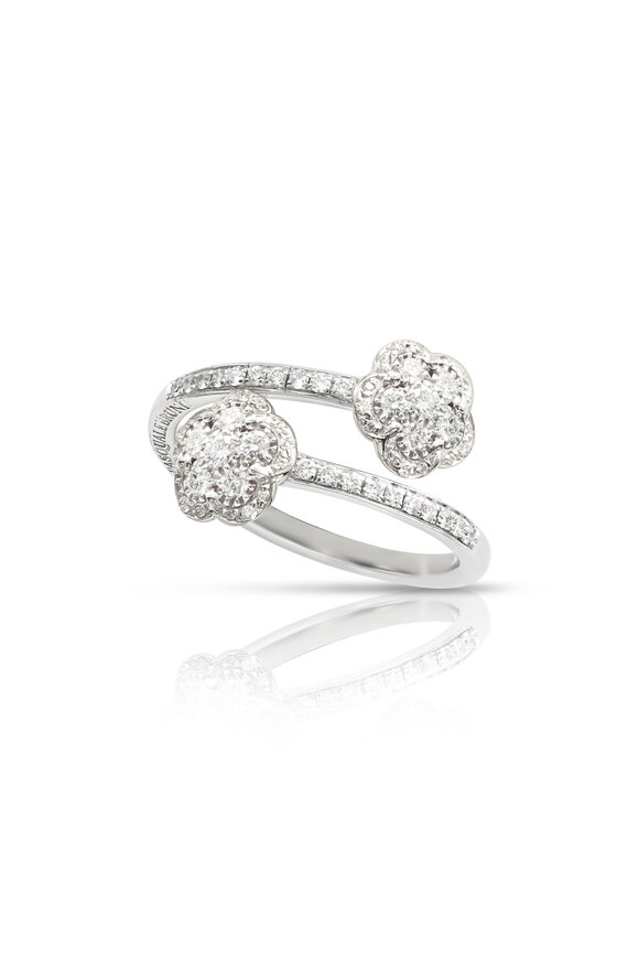 Pasquale Bruni 18k White Gold Figlia Dei Fiori Ring