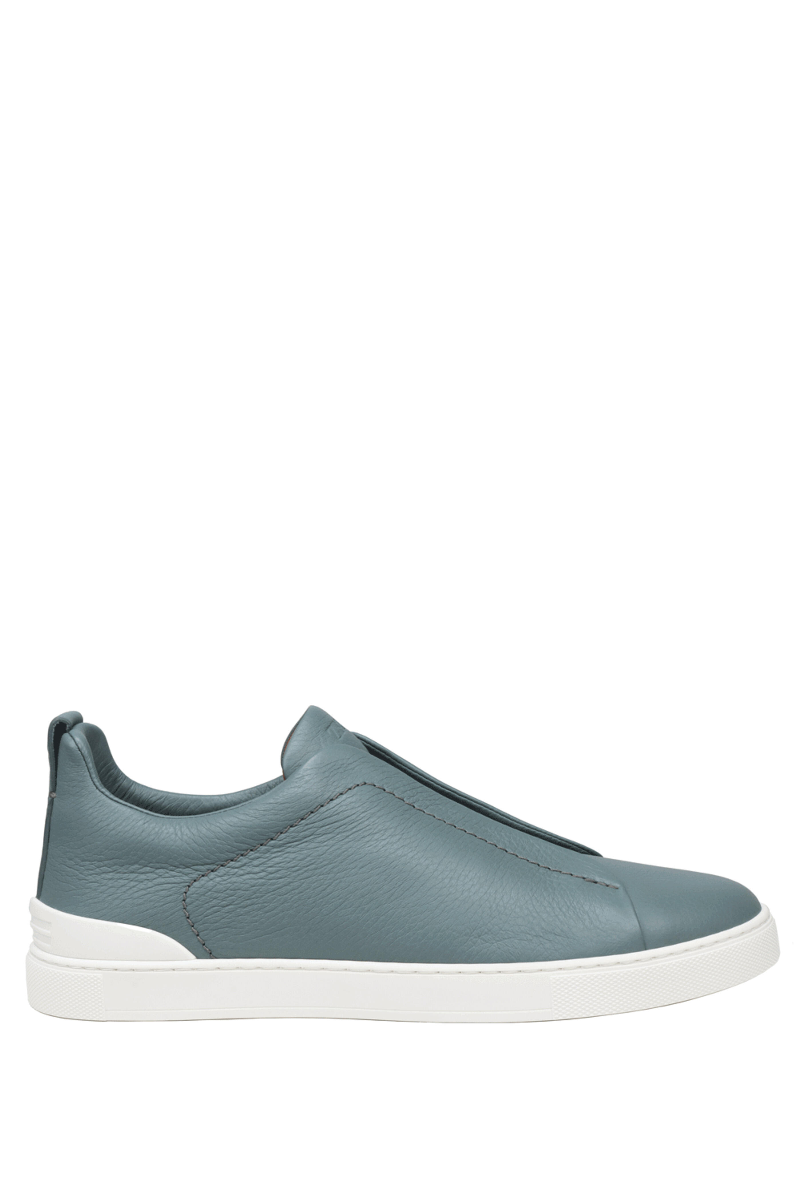 【Zegna】 Triple Stitchスエード slip-onスニーカー ZEGNA Triple Stitch™ Suede Slip-On Sneakers for Men | MR PORTER
