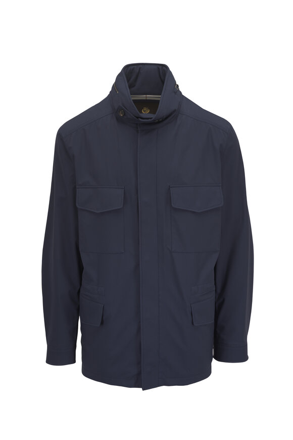Loro Piana Navy Windmate® Traveller Field Jacket