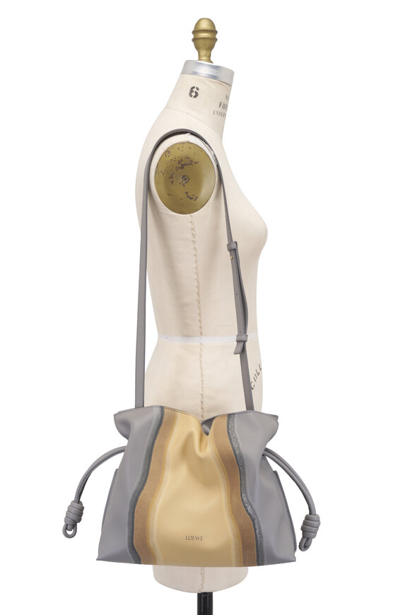 【関税送料込】LOEWE Medium Flamenco clutch Landscape Loewe - Medium Flamenco Landscape Leather Clutch