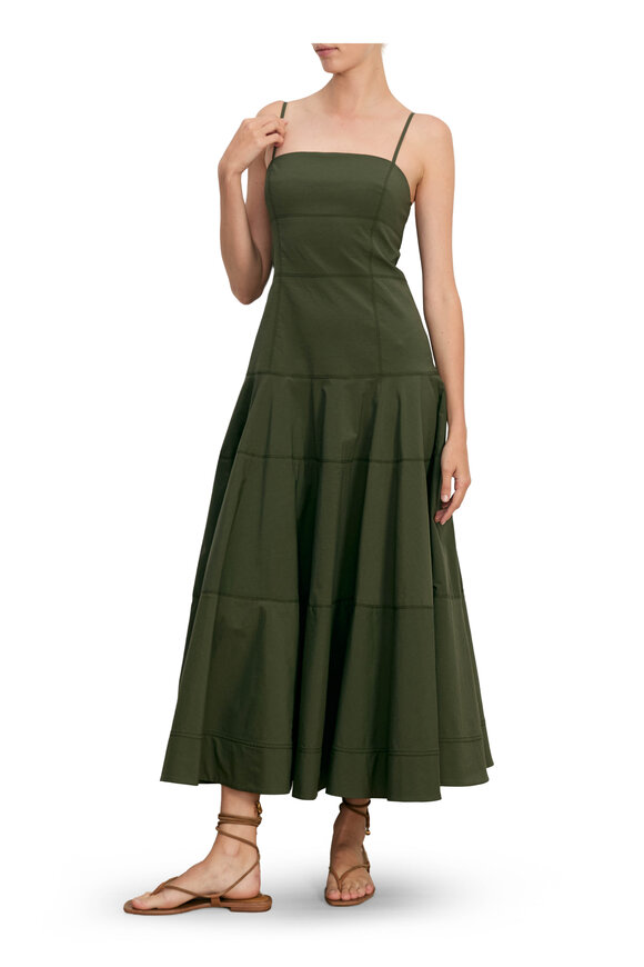 green emerald velvet dress PRETTYGARDEN Women's 2026 Summer Casual Midi Dresses Square Neck Short  Sleeve Smocked A Line Floral Flowy Elegant Boho Dress (Army Green,Small) at  Amazon Women's Clothing store main image 1