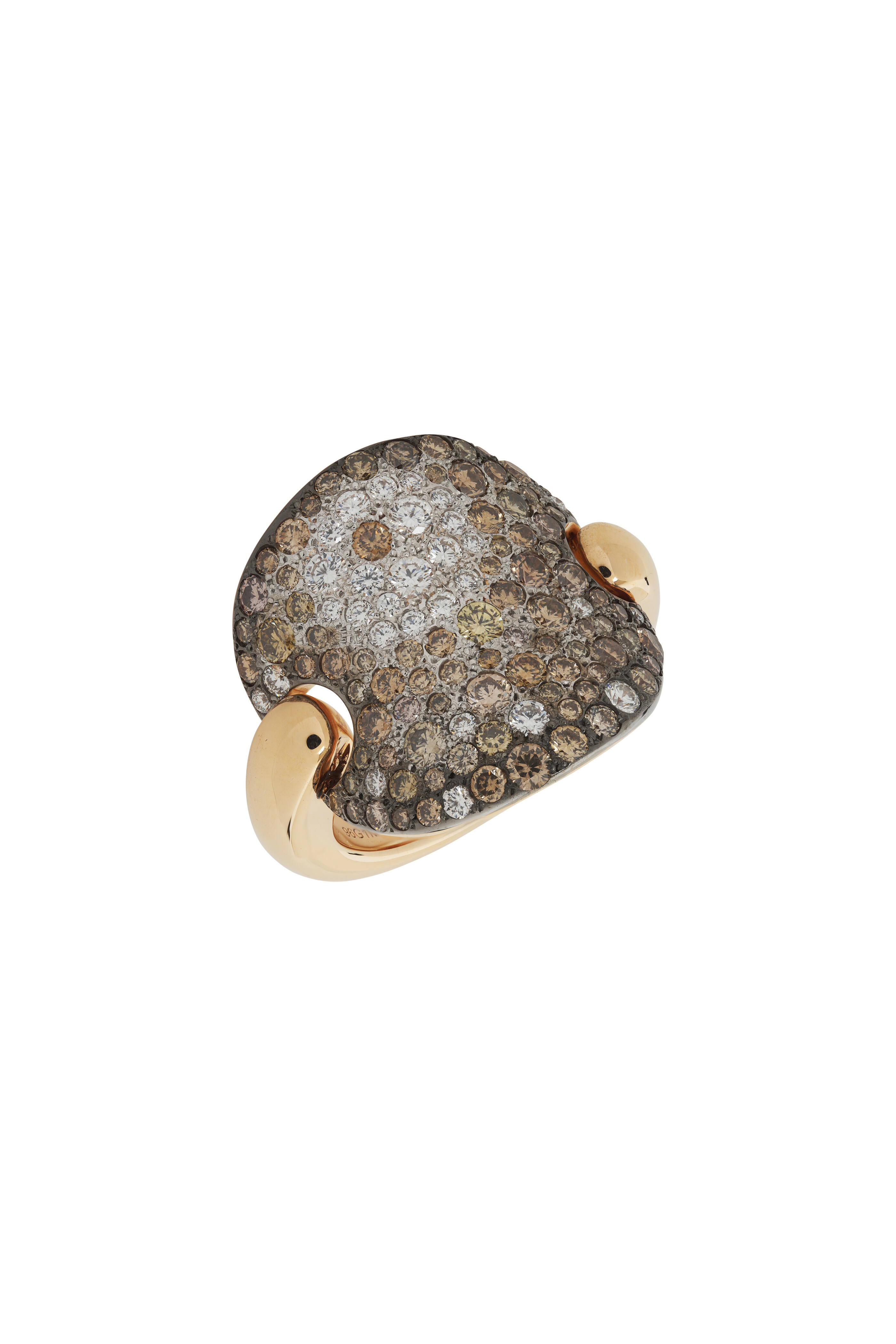 Pomellato - Sabbia Brown & White Diamond Ring
