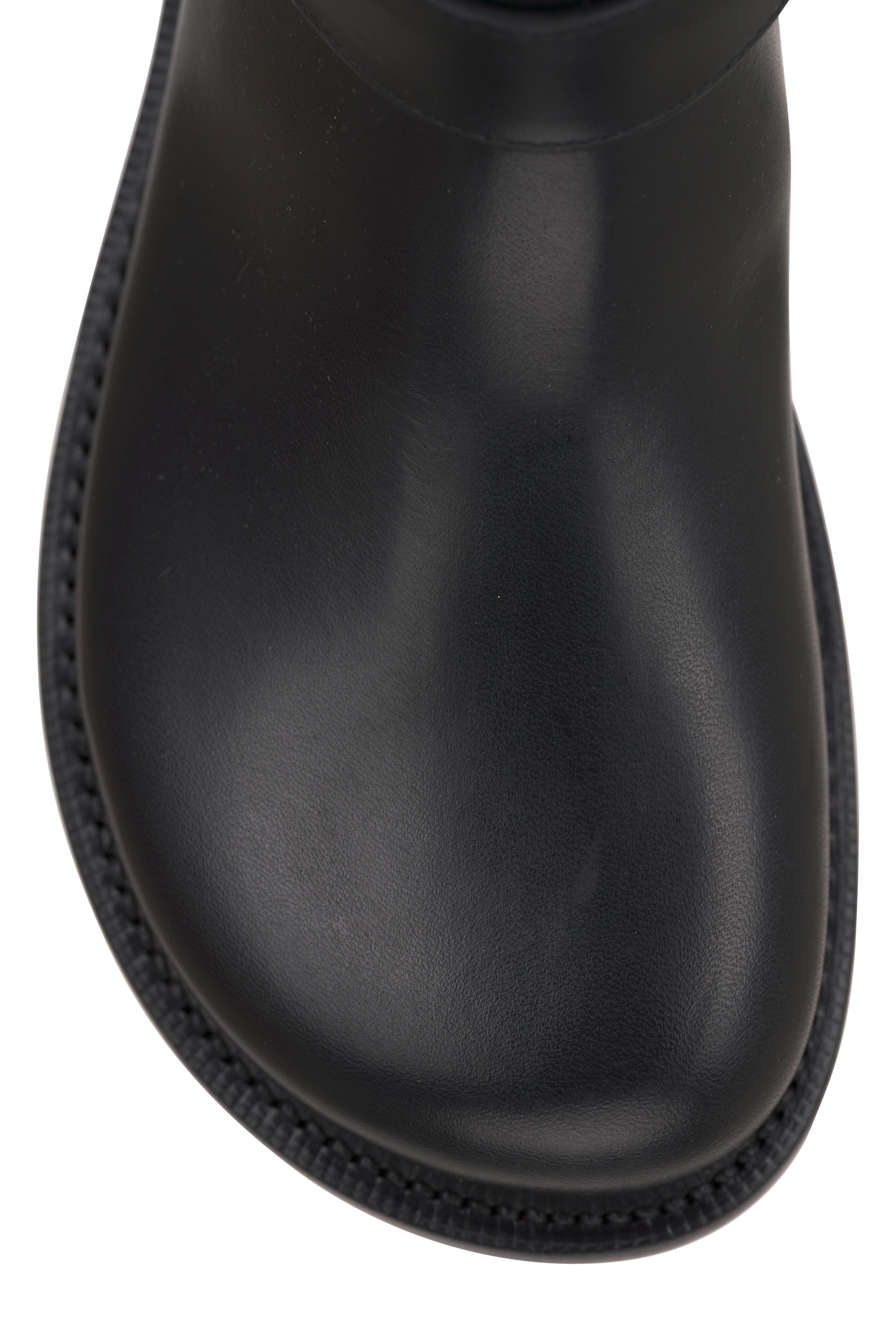 Loewe - Campo Black Leather Biker Boot | Mitchell Stores