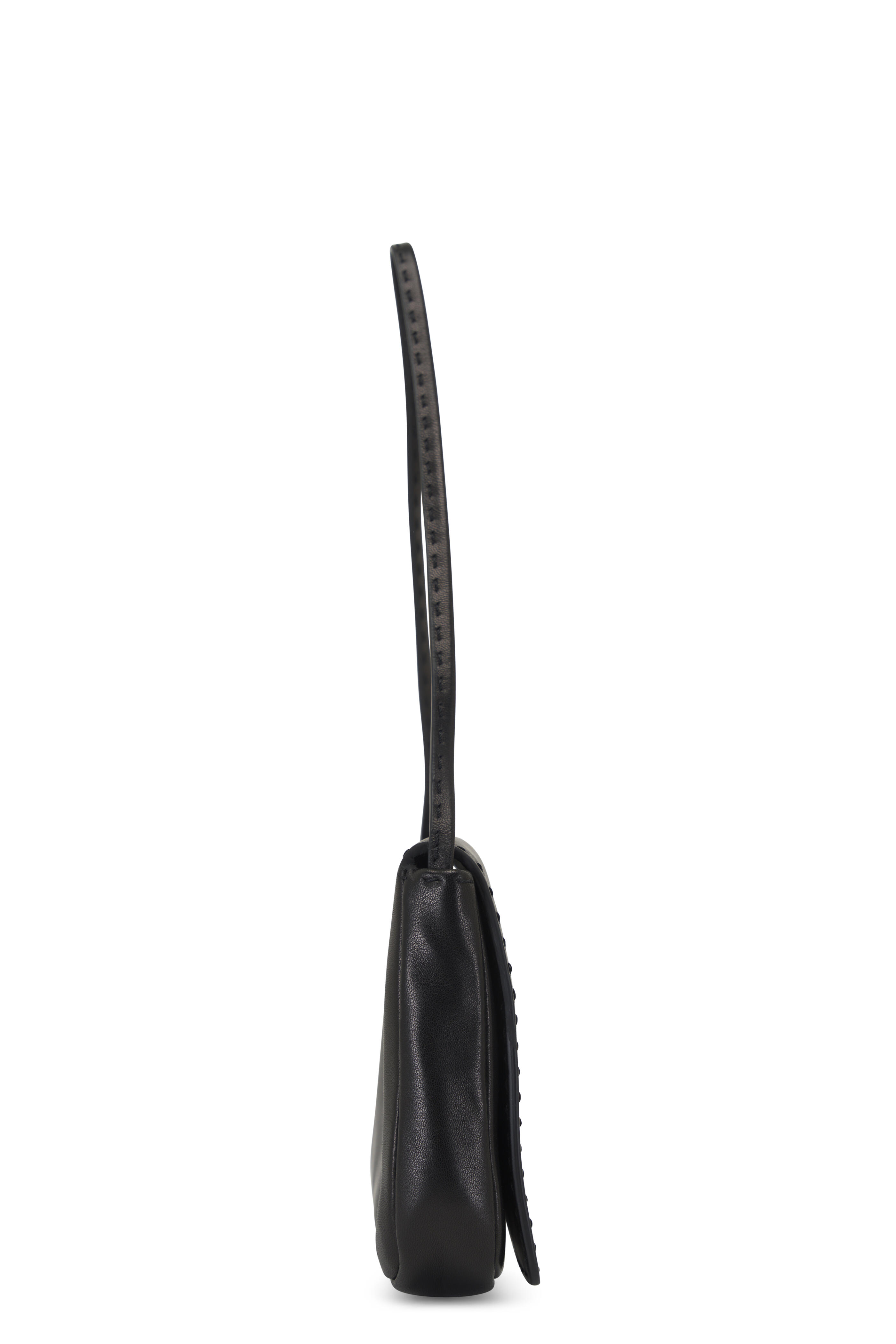 The Row - Nuance Black Leather Shoulder Bag | Mitchell Stores