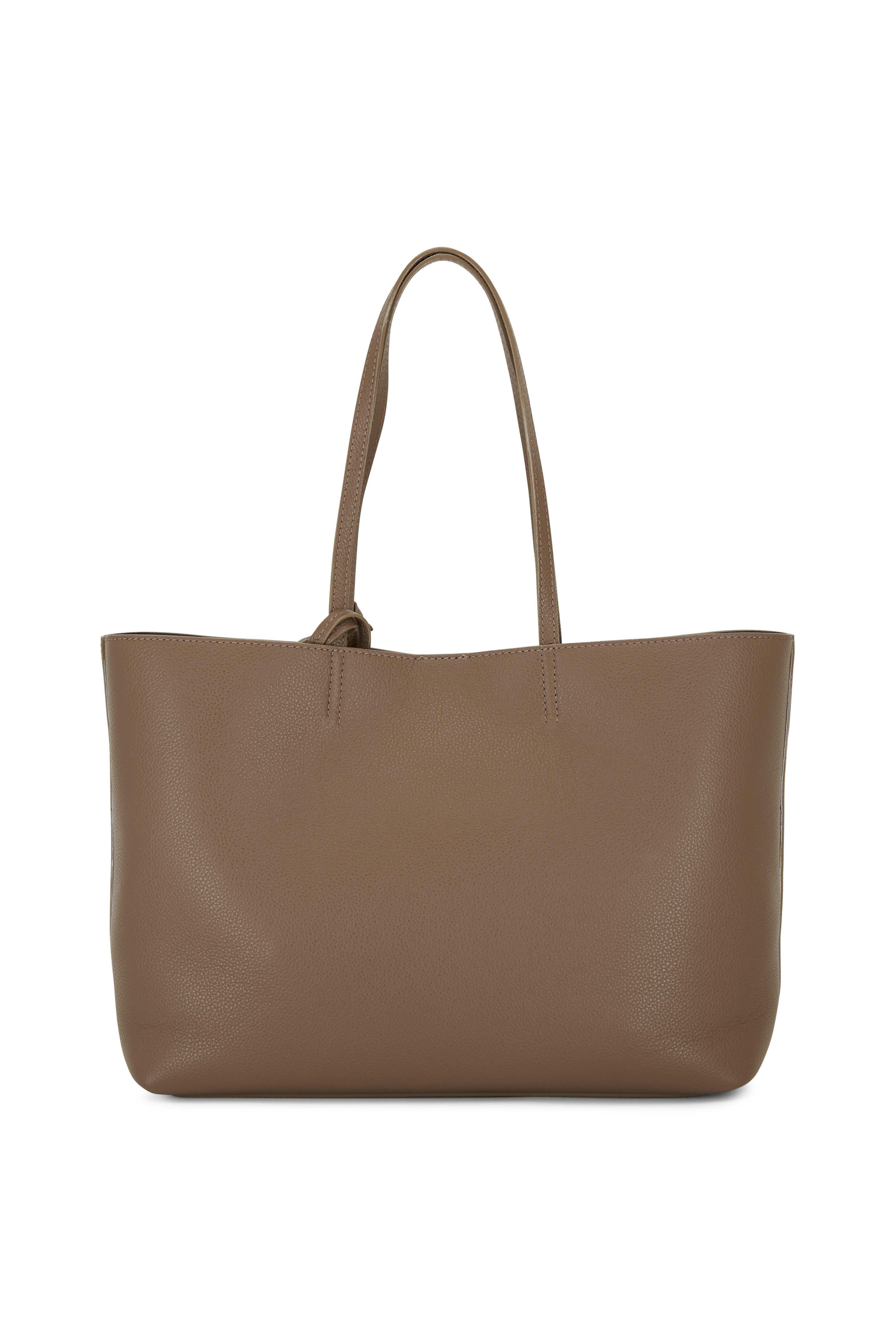 Jimmy Choo - Nine2Five Mocha Grained Leather Tote