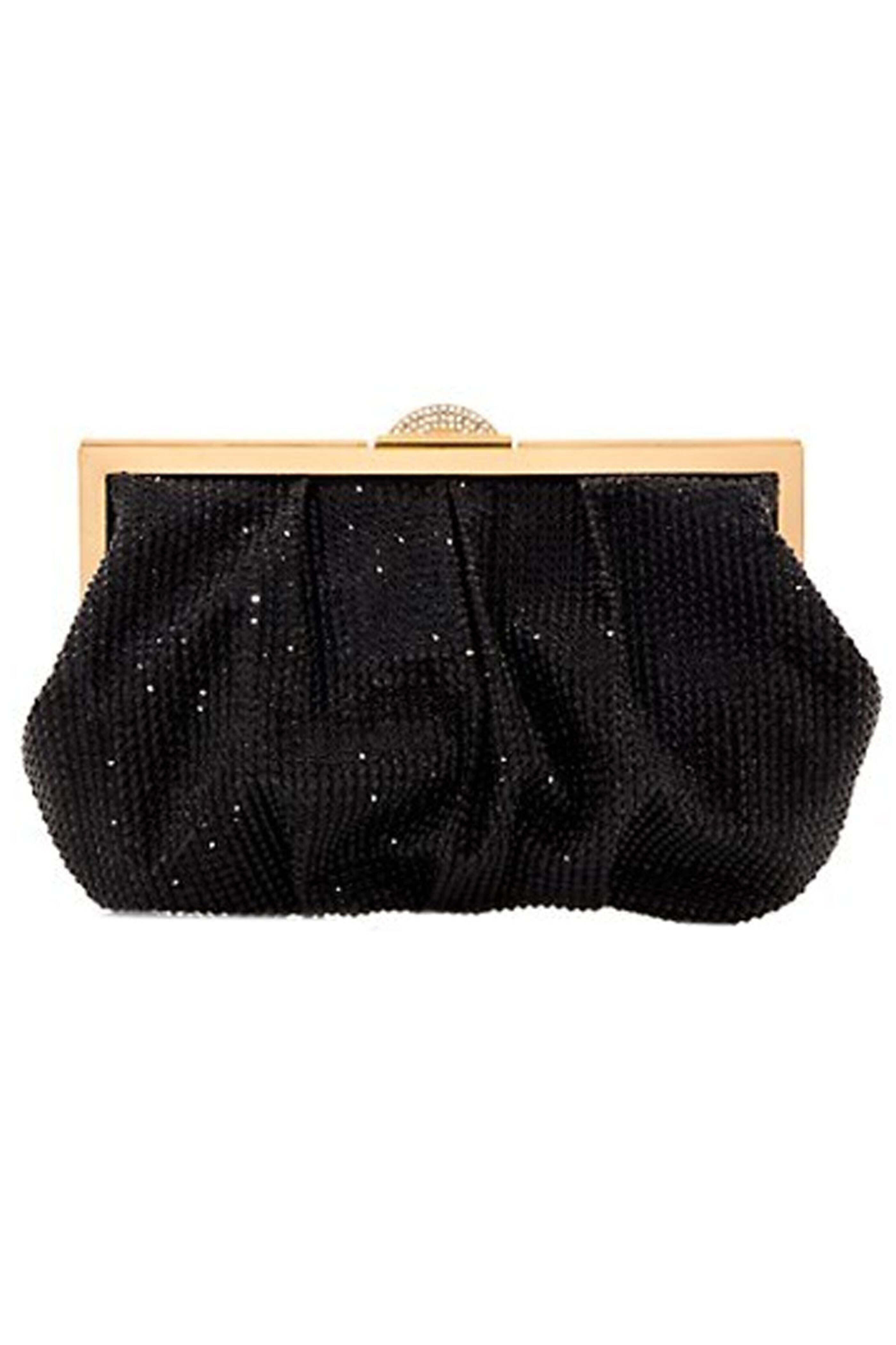 Judith Leiber Couture - Natalie Clutch in Champagne Jet