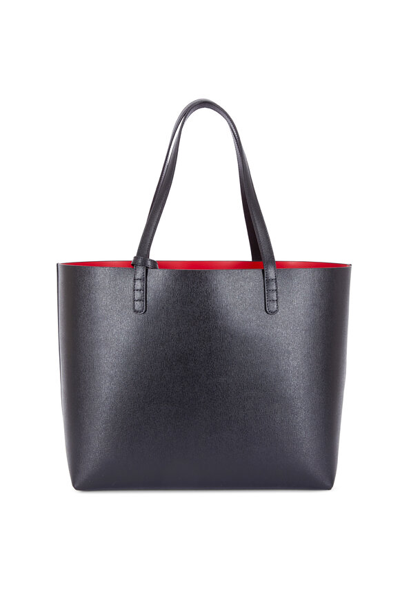 Mansur Gavriel Black Saffiano Large Tote - view 1