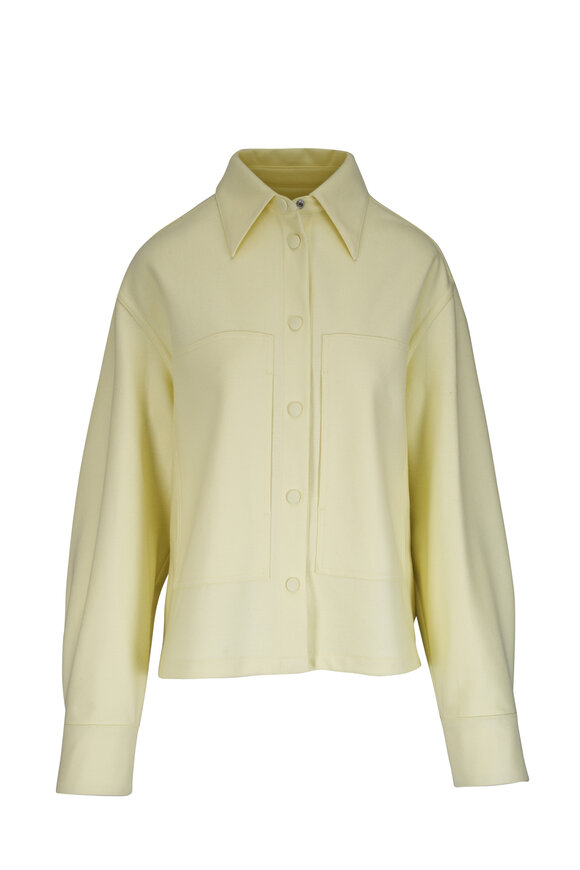 Jil Sander Lime Green Wool Jacket