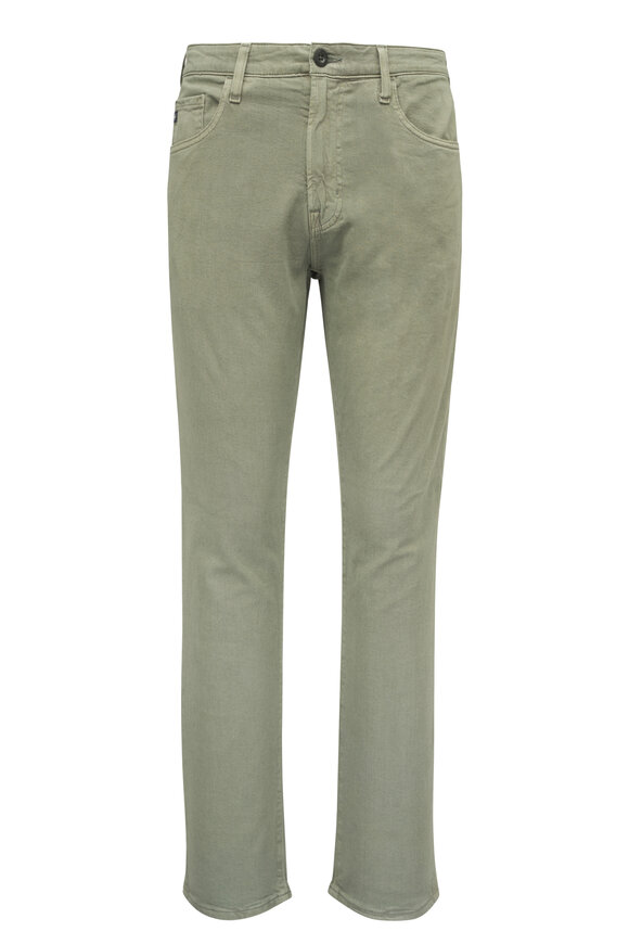 AG Everett Green Washed Stretch Five Pocket Pant