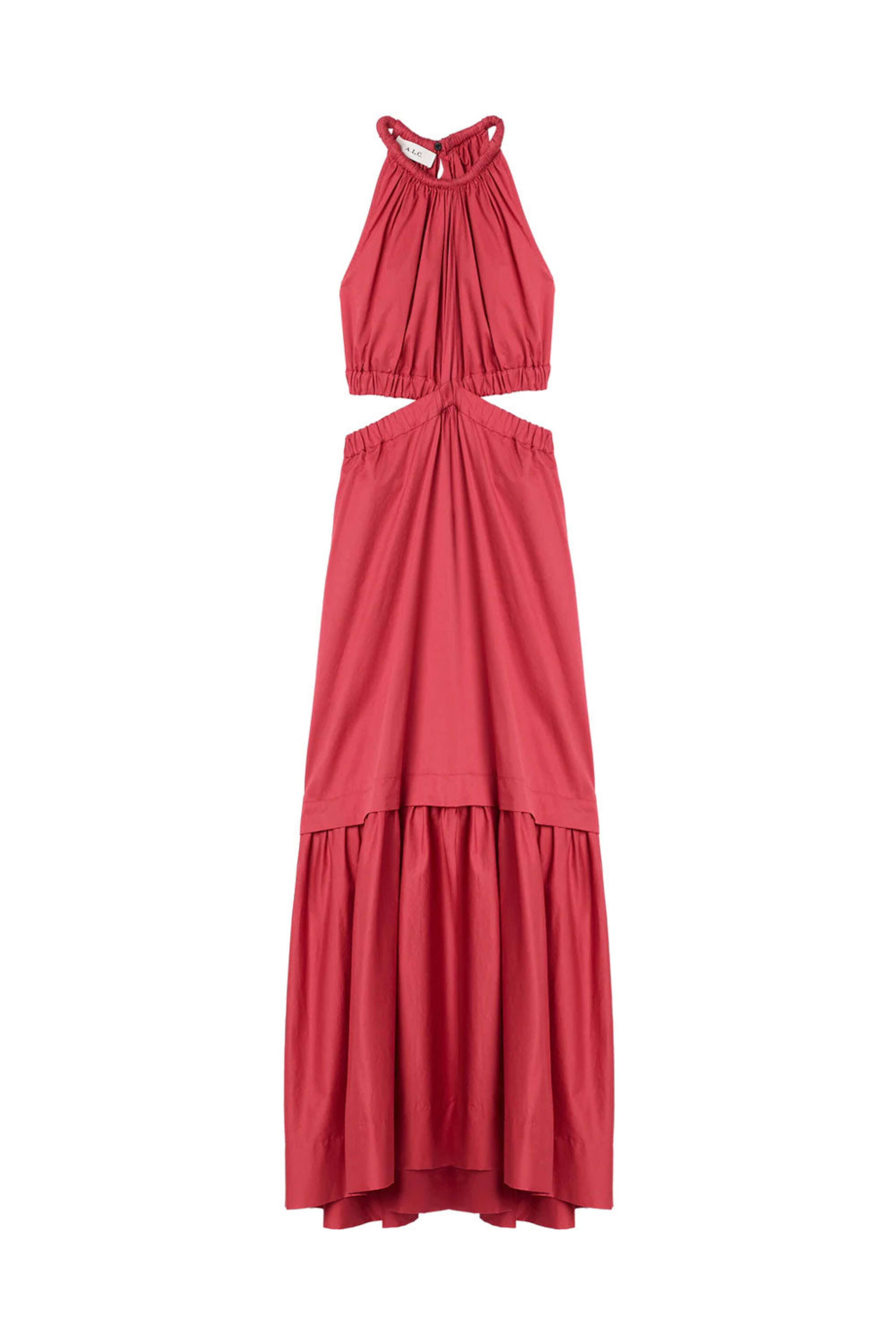 A.L.C. - Moroccan Spice Halter Neck Whitney Midi Dress