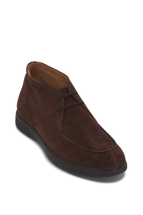 Kiton - Dark Brown Suede Chukka Boot