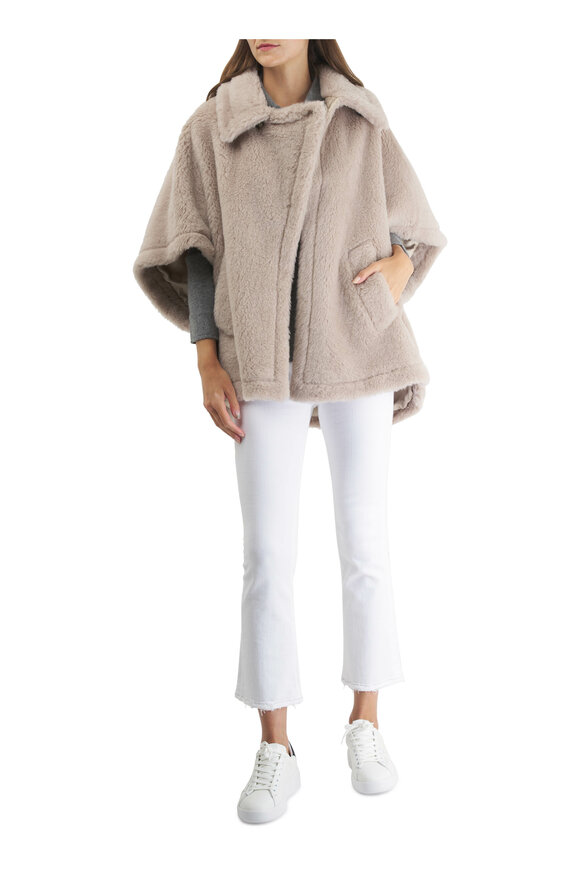 Totême - Gray Raglan Sleeve Cashmere Cardigan