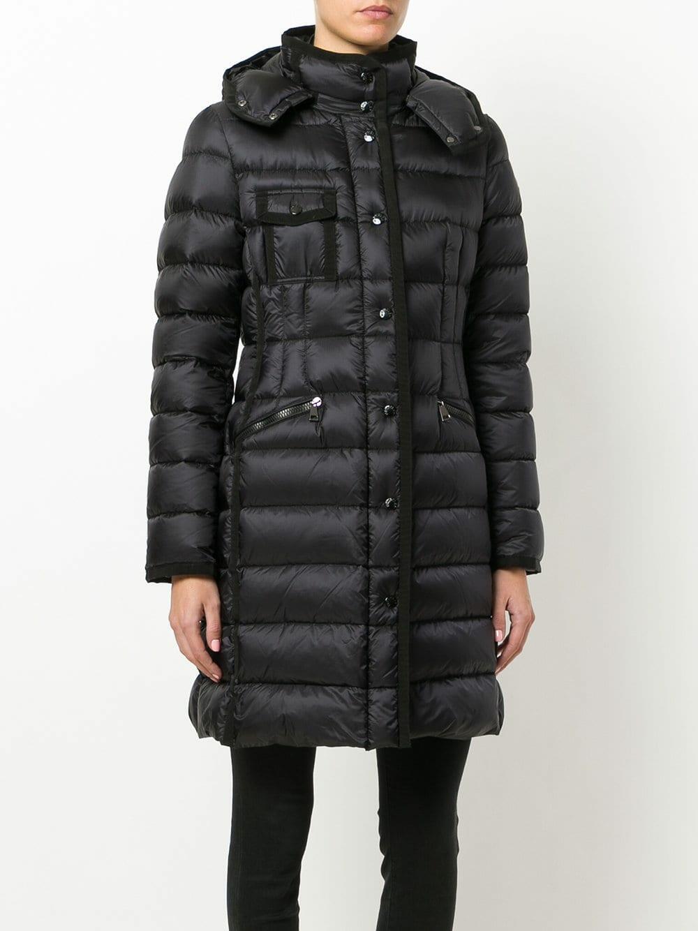 Moncler - Hermine Giubbotto Black Long Puffer Coat