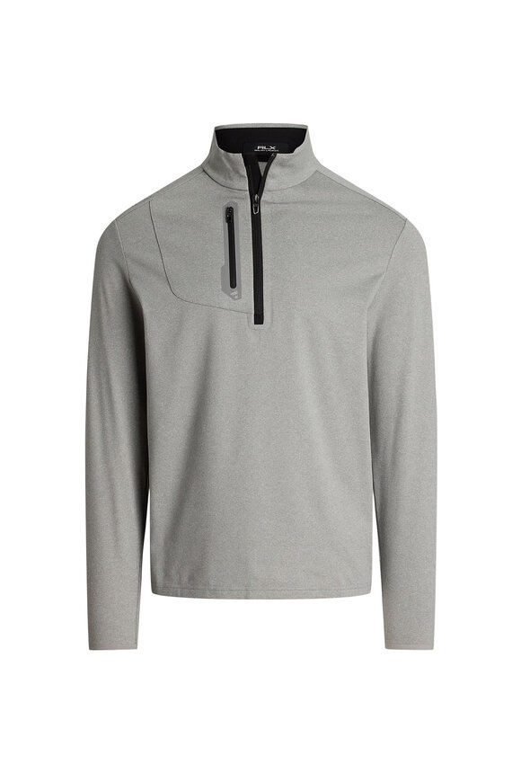 RLX Ralph Lauren Gray Perform Driver Quarter Zip - view 6