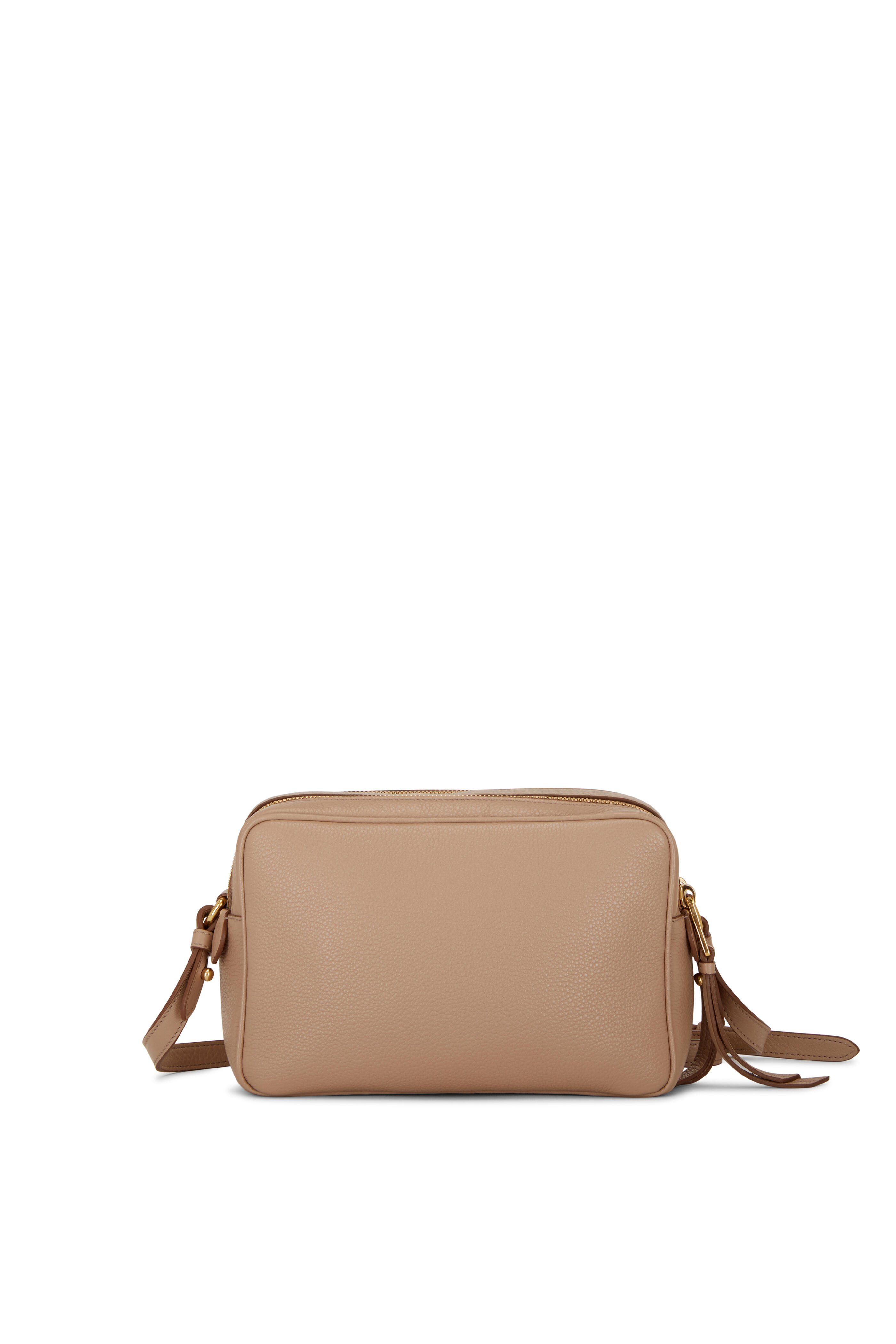 Prada - Cammeo Grained Leather Double Zip Crossbody