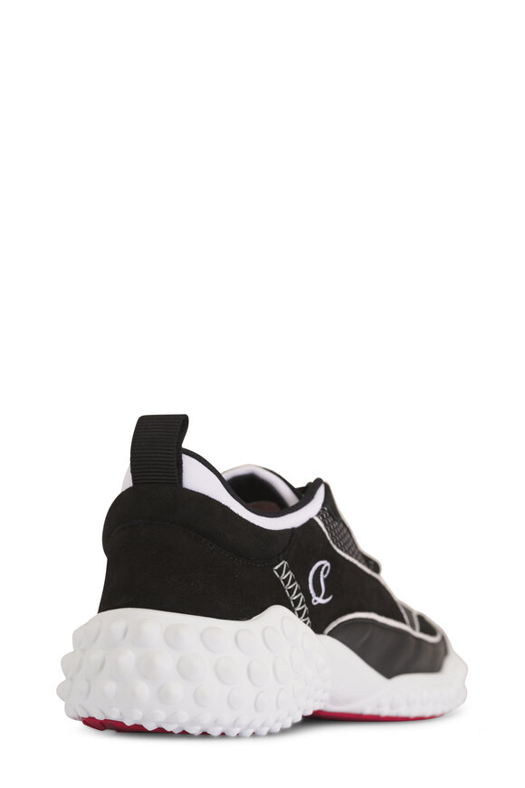 Christian Louboutin Mara Flat Black & White Sneaker - view 3
