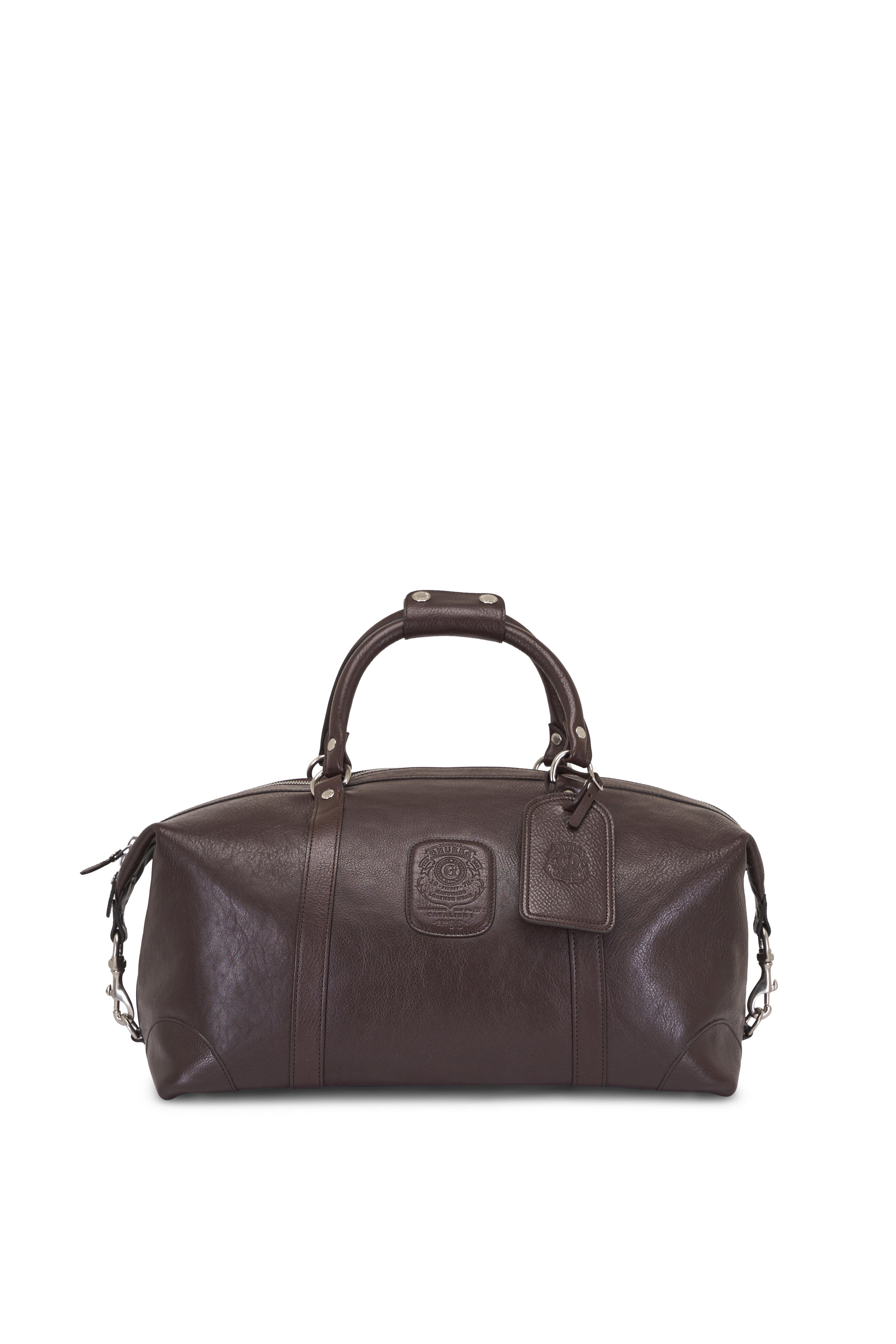 Ghurka - Cavalier I No. 96 Walnut Leather Duffel Bag