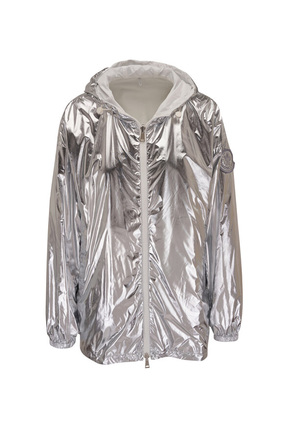 Moncler - Blavet Silver Mirror Down Vest | Mitchell Stores