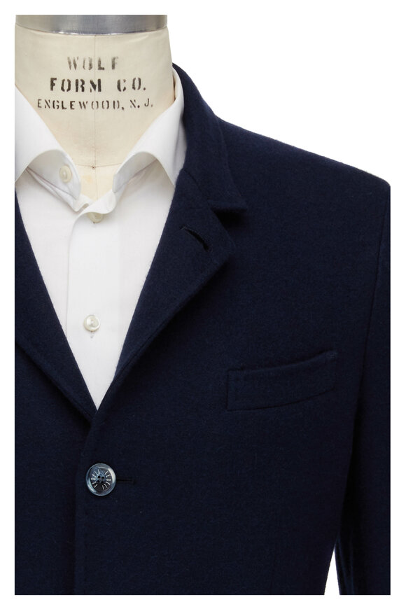Fedeli Navy Cashmere Sportcoat - view 1