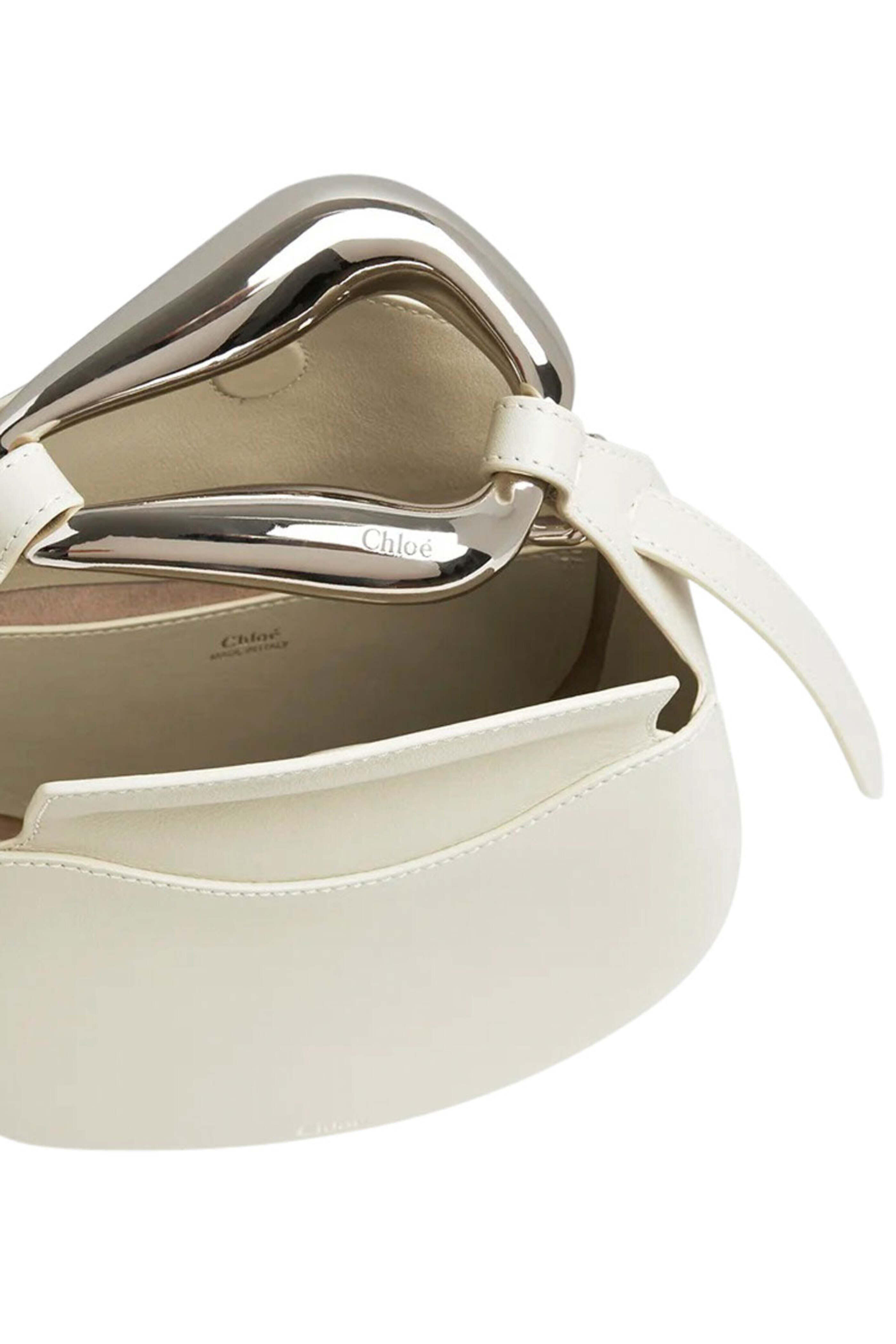 Chloé - Kiss Small Bag in Natural White