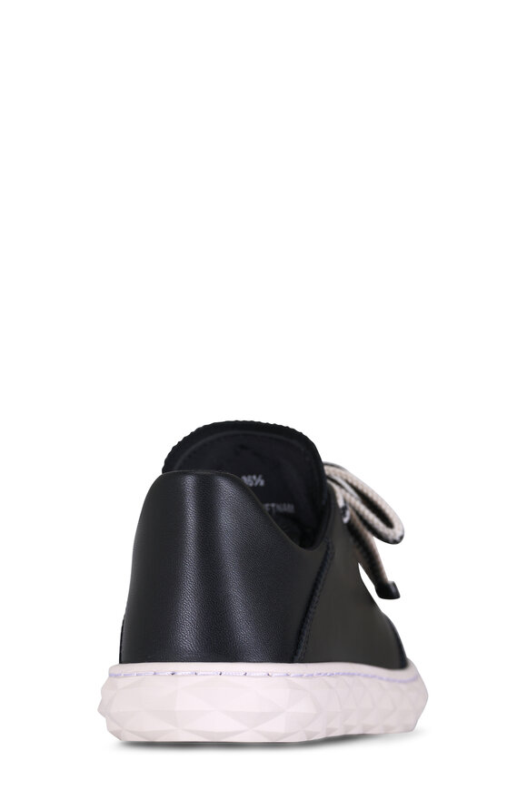 Jimmy Choo Diamond Light Flex F Black Leather Sneaker - view 3