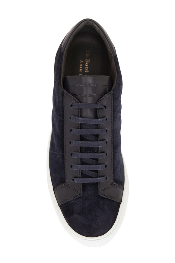 To Boot New York - Malden Blue Leather & Suede Sneaker