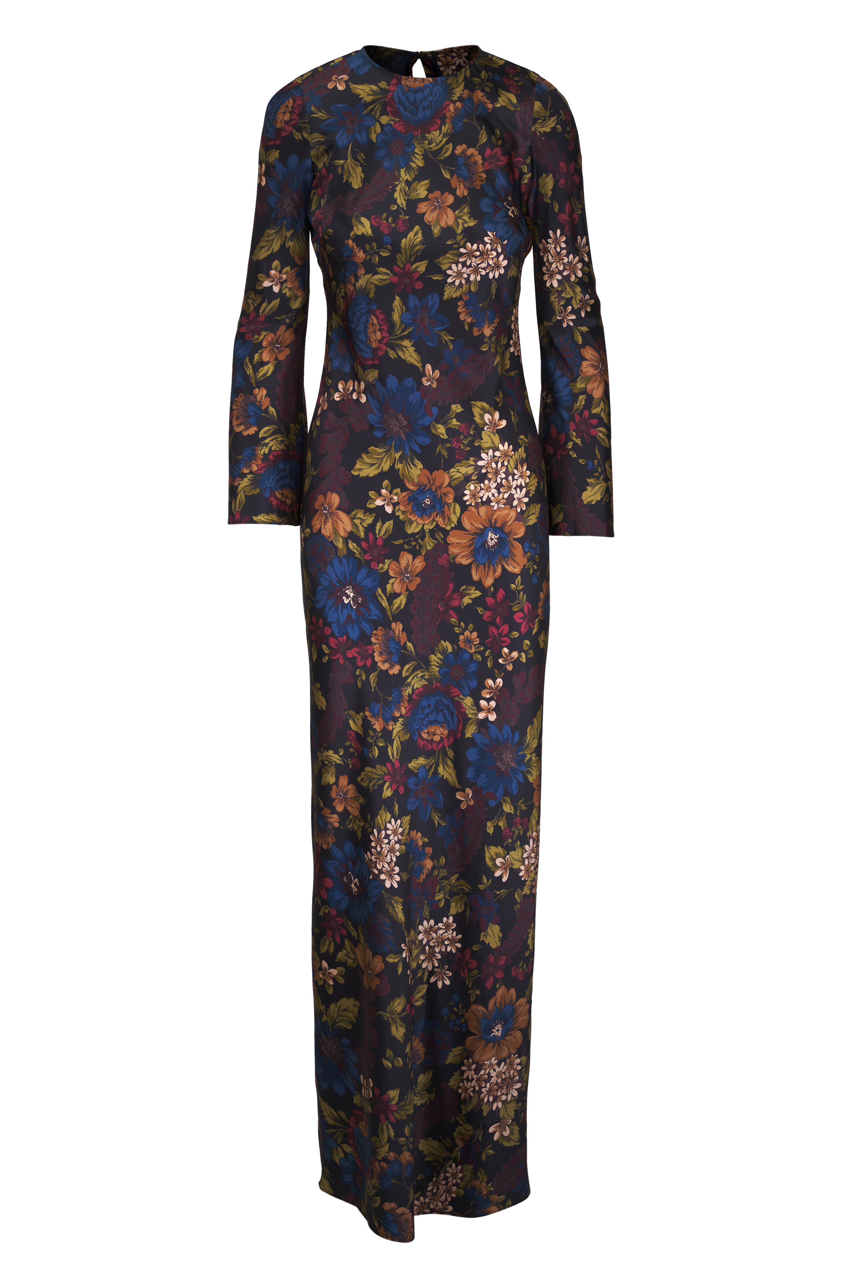 Veronica Beard - Gemma Black Multi Floral Maxi Dress