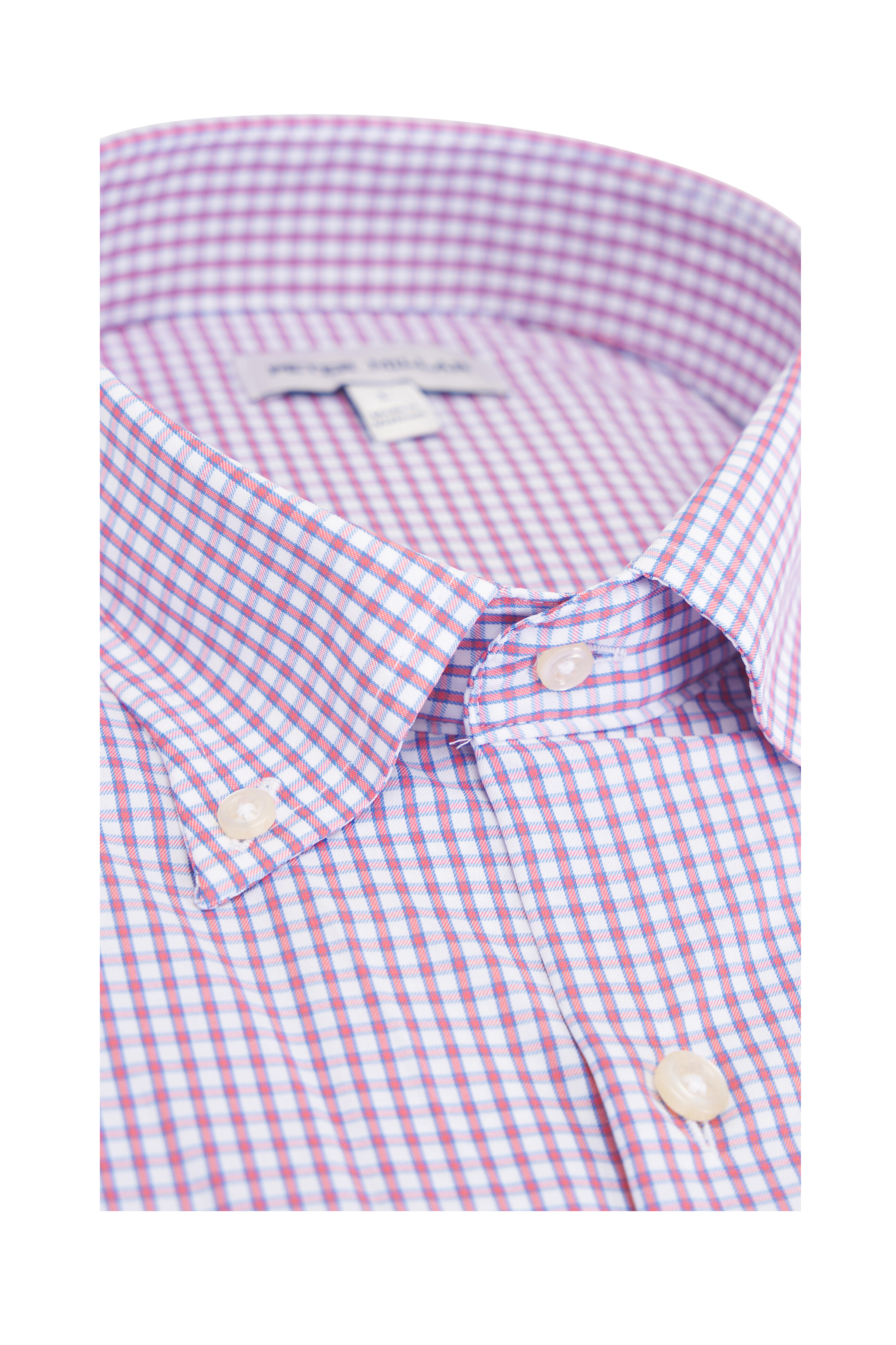 Peter Millar - Derwent Geranium Performance Twill Sport Shirt - view 5