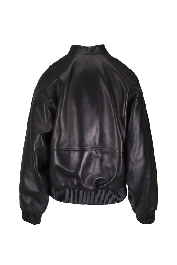 Khaite Ixin Black Leather Jacket - view 2